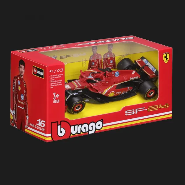 Автомодель Bburago — Ferrari Racing SF-24 в асортименті (1:43) (18-36844)