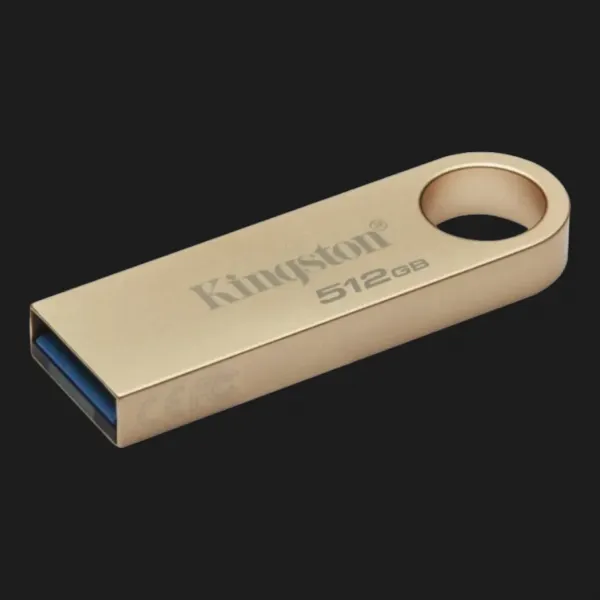 Флеш-накопичувач Kingston USB 3.2 SE9 G3 512GB (Metal/Gold)