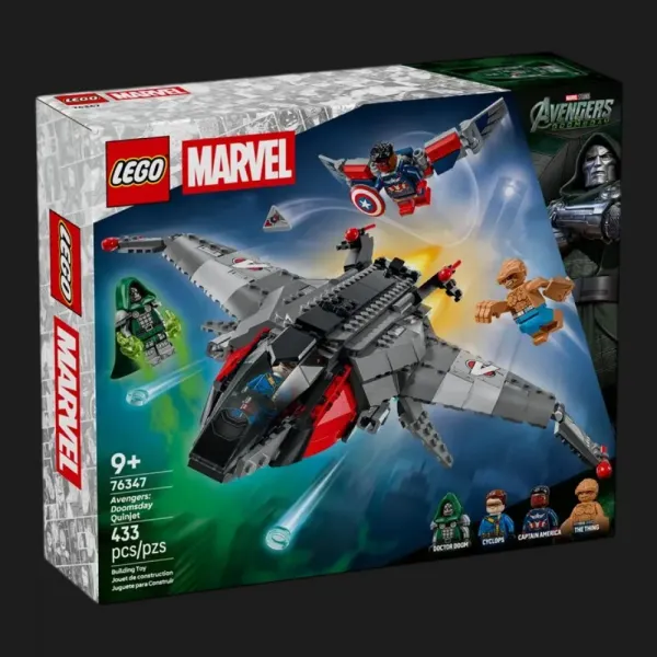 Конструктор LEGO Super Heroes Marvel Месники: Судний день Квінджет (76347)