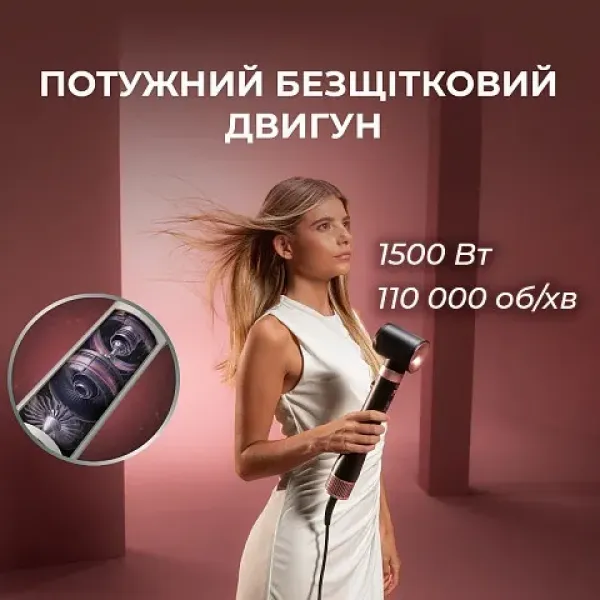 Стайлер Cecotec Bamba CeramicCare 8in1 AirGlisse Gyro (Champagne)