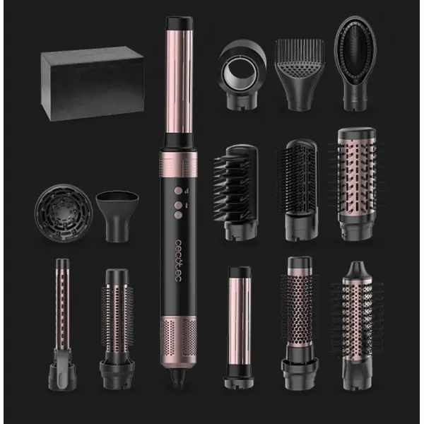 Стайлер Cecotec Bamba CeramicCare 14in1 AirGlam (Black)
