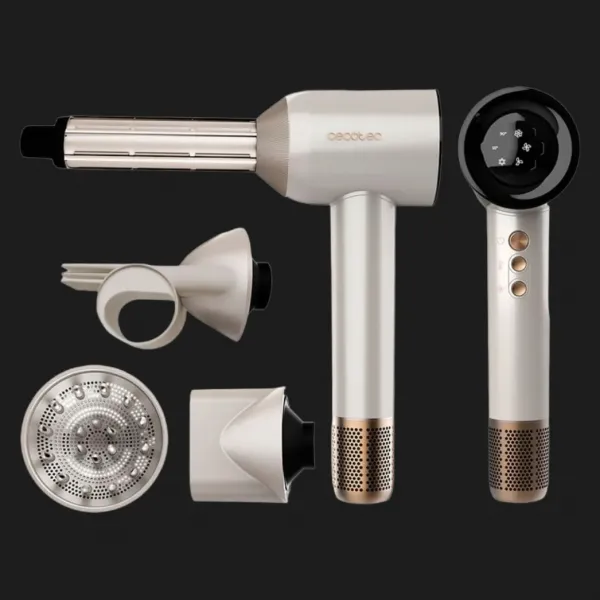 Фен Cecotec DryGlam Waves Champagne 4in1 (Champagne) (A01_EU01_103715)