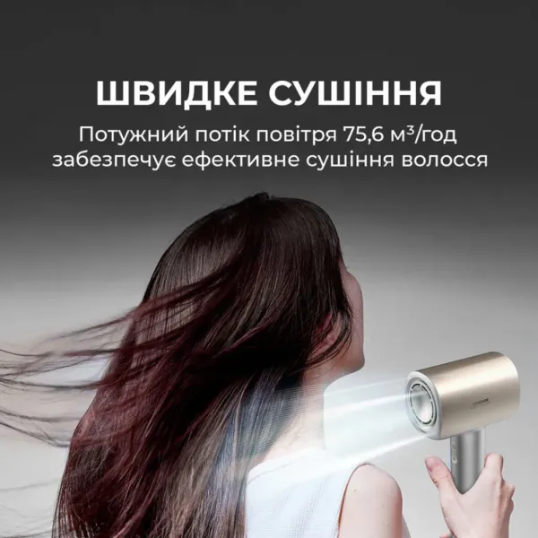 Фен Cecotec DryGlam Nano Plasma (Champagne) (A01_EU01_101438)