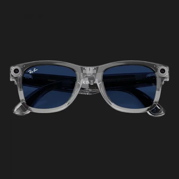 Смарт-окуляри Ray-Ban Meta Wayfarer (Gen 2) (Shiny Transparent Gray/Clear Sapphire Transitions) (RW4012 6840MF 50-22) (M)