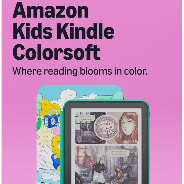 Електронна книга Amazon Kindle Colorsoft Kids 2nd Gen. 2026 16GB (Enchanted Woods)