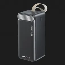 Зарядний пристрій Power Bank AWEI PA-81 50000mAh 65W PD 2xUSB-A/USB-C