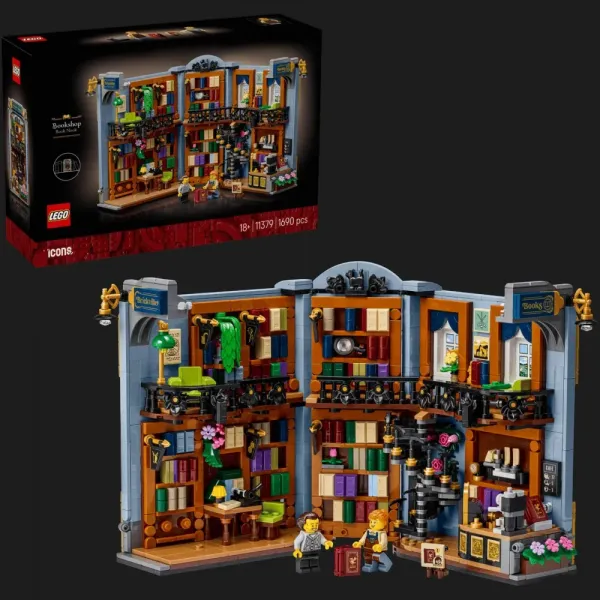 Конструктор LEGO Icons Книгарня: книжковий куточок (11379)