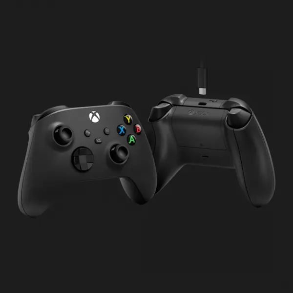 Геймпад Microsoft Xbox Series X/S Wireless Controller Carbon Black + Cable