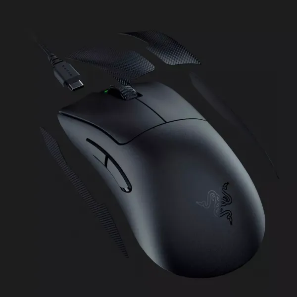 Ігрова миша Razer DeathAdder V3 Pro Wireless (Black) (RZ01-04630100-R3G1) (UA)