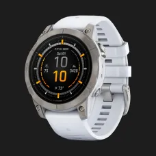 Garmin Epix Pro (Gen 2) Sapphire 47mm Titanium with Whitestone Band