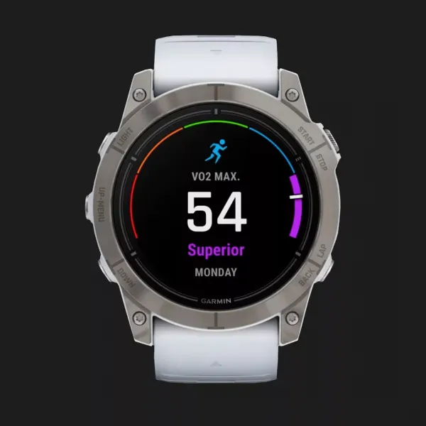 Garmin Epix Pro (Gen 2) Sapphire 51mm Titanium with Whitestone Band