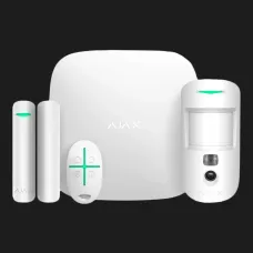 Комплект охоронної сигналізації Ajax StarterKit Cam Plus (White)