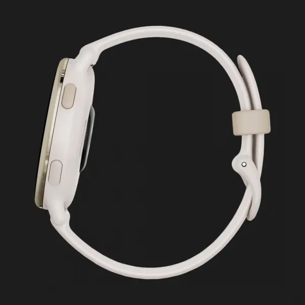 Garmin Vivoactive 5 Cream Gold Aluminum Bezel with Ivory Case and Silicone Band