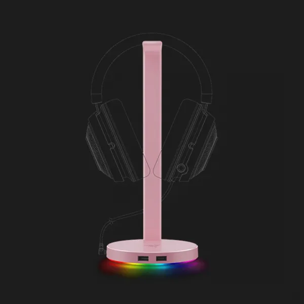 Підставка для навушників Razer Base Station V2 Chroma (Quartz) (RC21-01510200-R3M1) (UA)