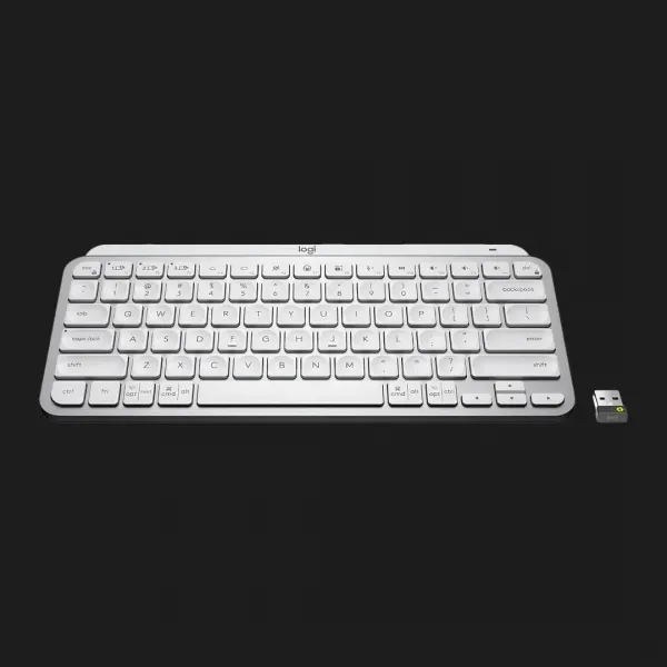 Клавіатура бездротова Logitech MX Keys Mini Wireless Illuminated UA (Pale Gray) (UA)
