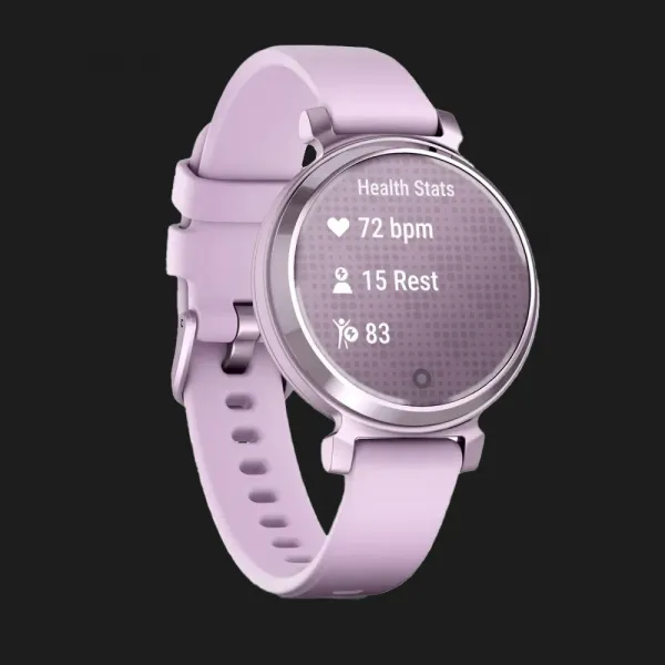 Garmin Lily 2 Metallic Lilac with Lilac Silicone Band