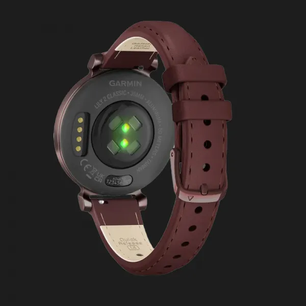 Garmin Lily 2 Classic Dark Bronze with Mulberry Leather Band