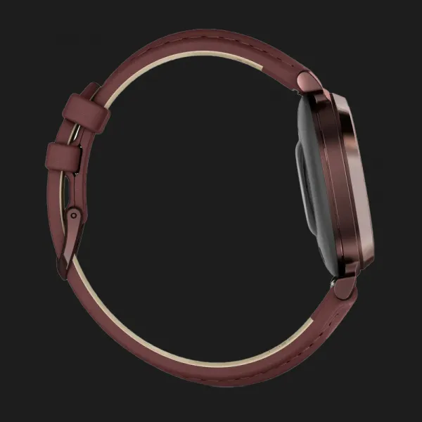 Garmin Lily 2 Classic Dark Bronze with Mulberry Leather Band