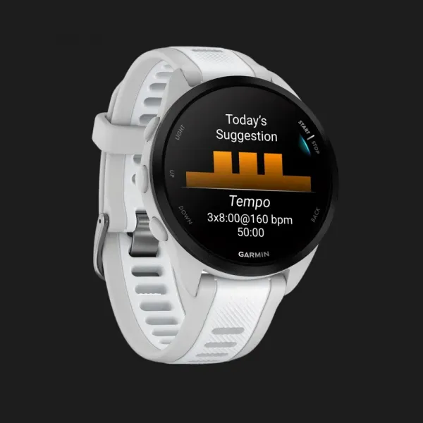 Garmin Forerunner 165 Music (Mist Gray/Whitestone)