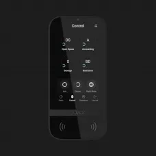 Клавіатура Ajax KeyPad TouchScreen з сенсорним дисплеєм (Black)