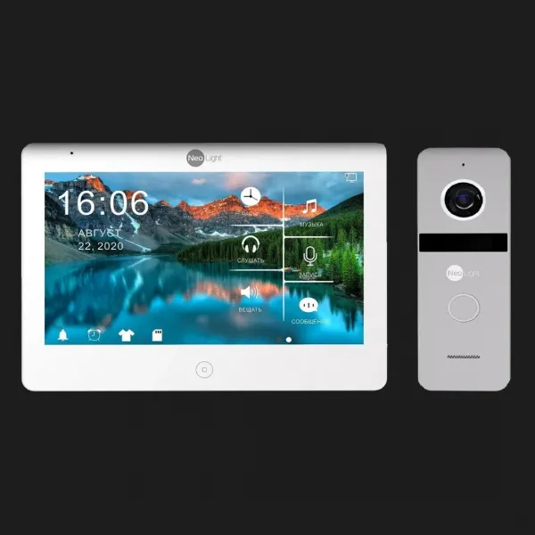 Комплект відеодомофону Neolight Mezzo HD WiFi / Solo FHD (Silver)
