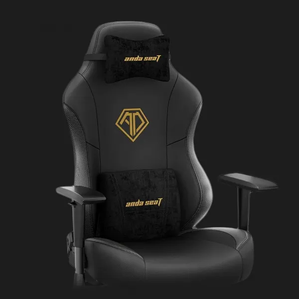 Крісло для геймерів Anda Seat Phantom 3 Size L (Black/Gold) (UA)