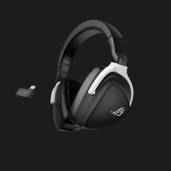 Ігрова гарнітура ASUS ROG Delta S Wireless (Black/White)
