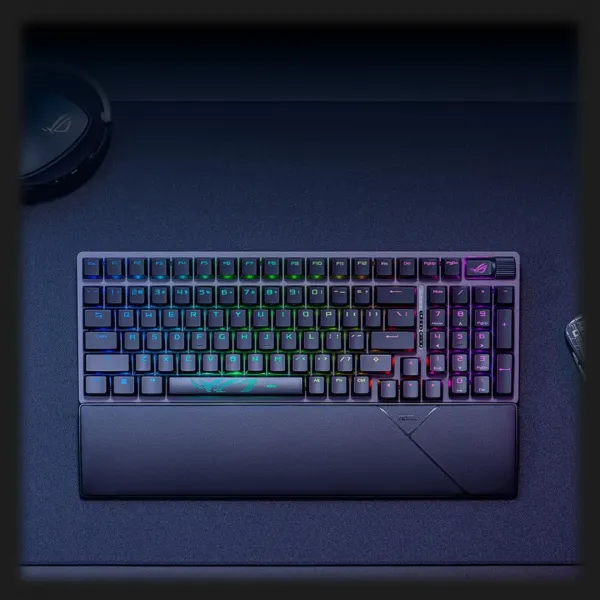 Клавіатура ігрова ASUS ROG Strix Scope II 96 Wireless NX Snow EN PBT (UA)