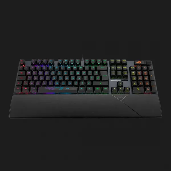 Клавіатура ігрова ASUS ROG Strix Scope II RX Red UKR ABS (UA)