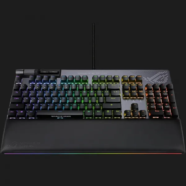 Клавіатура ігрова ASUS ROG Strix Flare II Animate NX Red EN PBT (Black) (UA)
