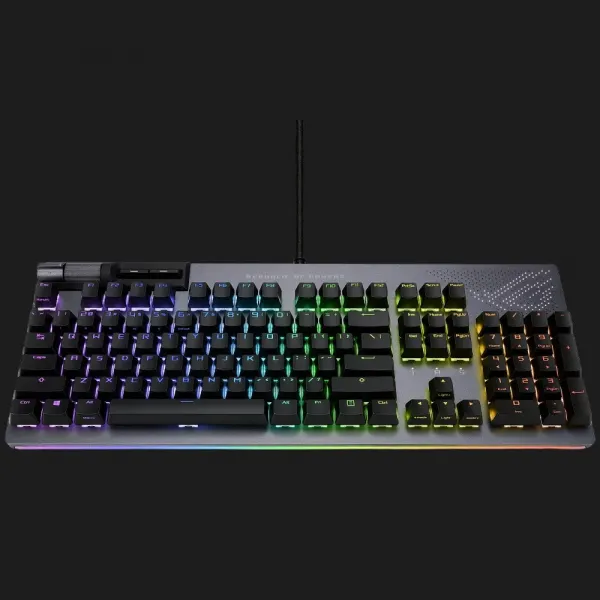 Клавіатура ігрова ASUS ROG Strix Flare II Animate NX Red EN PBT (Black) (UA)