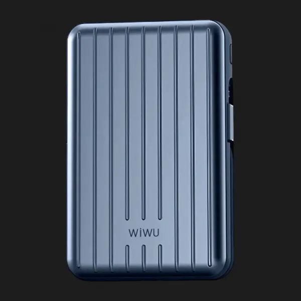 Power Bank WiWU Trunk Series Magnetic Wireless charging 20000mAh, 22,5w (PP04) (Blue)