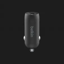 АЗП Belkin USB-C, 30W + кабель USB-C 1m (Black)