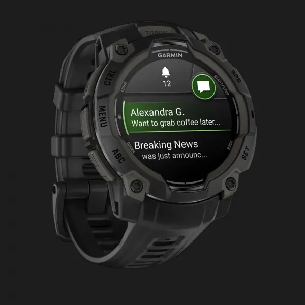 Garmin Instinct 3 45mm AMOLED Black with Black Band