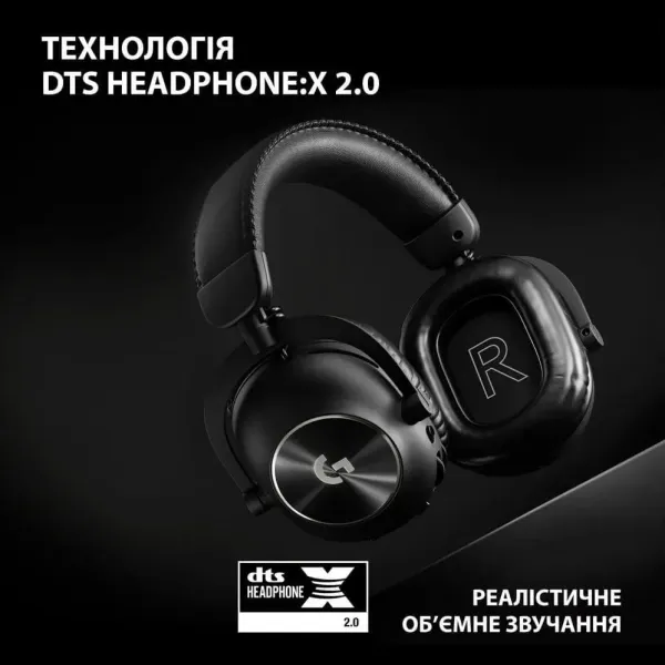 Ігрові навушники Logitech G Pro X2 Wireless LightSpeed (Black) (EU)
