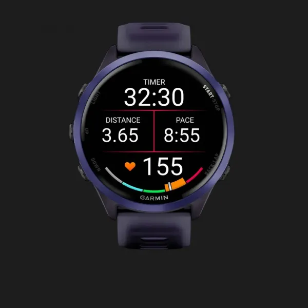 Garmin Forerunner 570 47mm Indigo Aluminum with Translucent Imperial Purple/Indigo Band
