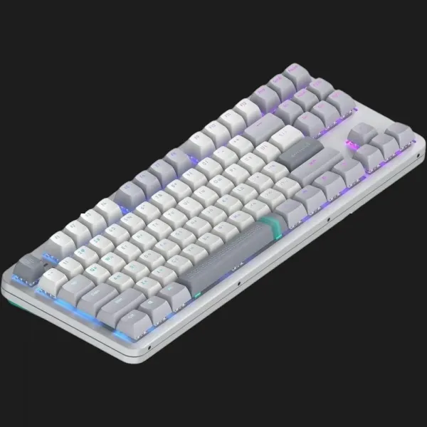 Клавіатура ігрова Dark Project ALU87 Daylight ENG/UA (White/Gray) (UA)