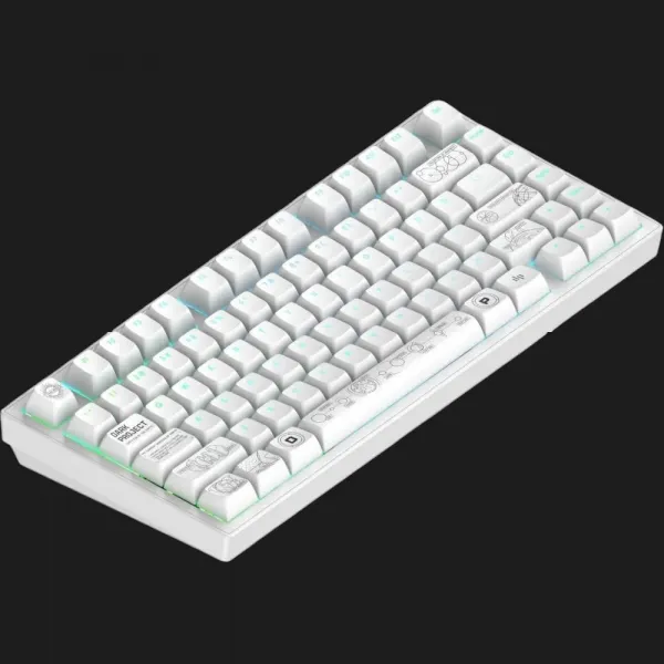 Клавіатура ігрова Dark Project ALU81 Terra Nova (White) (UA)