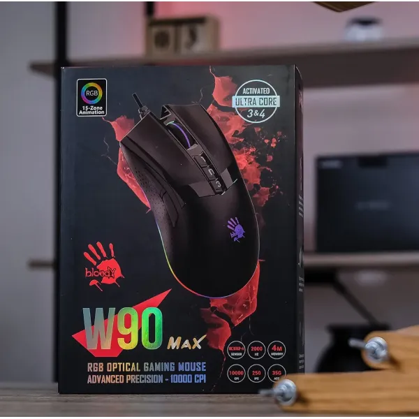 Ігрова миша Bloody W90 Max (Stone Black) (UA)