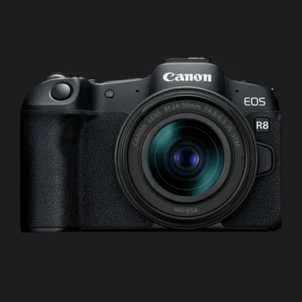 Цифровий фотоапарат Canon EOS R8 kit RF 24-50mm IS STM (Black) (5803C016) (Standard)