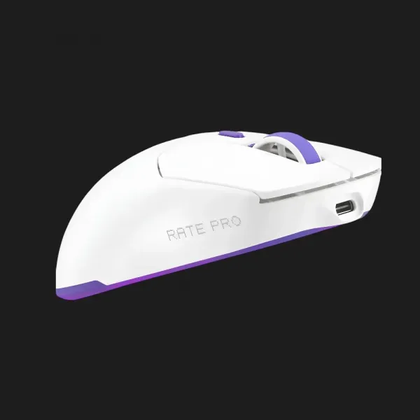 Ігрова миша Proove Gaming Rate Pro with Charging Dock (White) (UA)