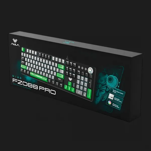 Клавіатура ігрова Aula F2088 PRO (Black/Gray) (UA)