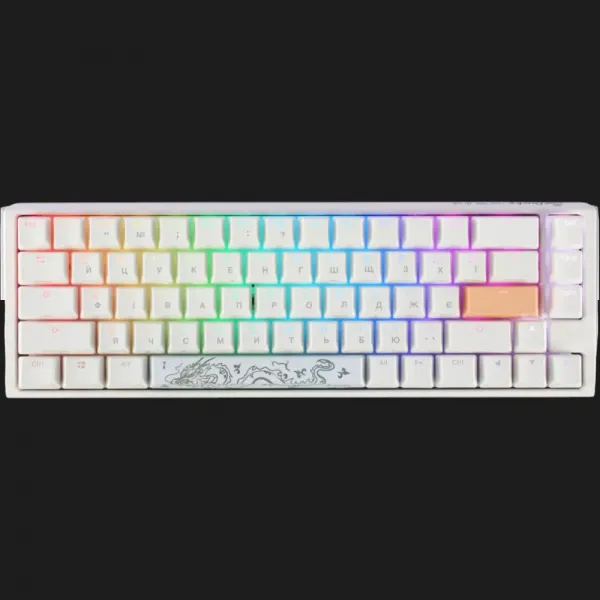 Клавіатура ігрова Ducky One 3 SF Cherry MX Brown RGB (White) (UA)