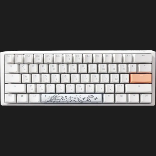 Клавіатура ігрова Ducky One 3 Mini Cherry MX Speed silver RGB (White) (UA)