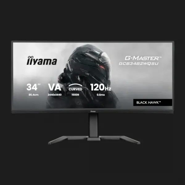 Монітор iiyama 34" VA 120Hz GCB3482WQSU-B1 (UA)