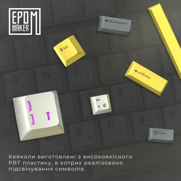 Клавіатура ігрова Epomaker TH80 SE Flamingo (Black) (UA)