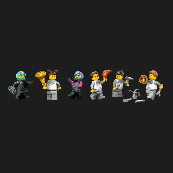 Конструктор LEGO City Гараж F1 та автомобілі Mercedes-AMG і Alpine (60444)