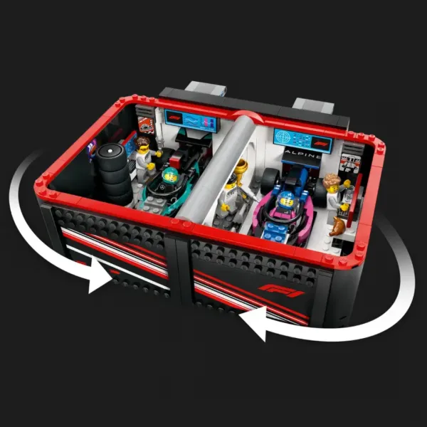 Конструктор LEGO City Гараж F1 та автомобілі Mercedes-AMG і Alpine (60444)