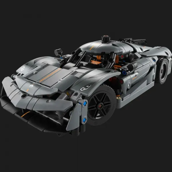 Конструктор LEGO Technic Koenigsegg Jesko Absolut — сірий гіперкар (42173)