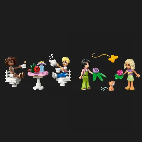 Конструктор LEGO Friends Кавʼярня з рослинами і квіткова крамниця (42671)